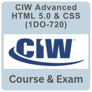 CIW Advanced HTML 5.0 & CSS3 Online Training with Live Labs and Exam (1D0-720)