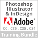 Adobe Photoshop, Illustrator & InDesign Master Online Training Bundle