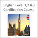 English Level 1,2 &3 Certification Course