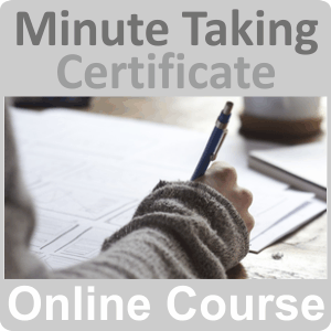 Minute Taking Certificate Training Course