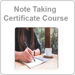 Note Taking Certificate Course