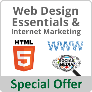SPECIAL OFFER - Web Design Essentials & Internet Marketing Bundle